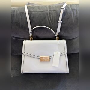 TORY BURCH white patent bag